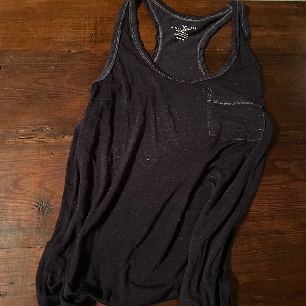 Black/grey women’s tank top